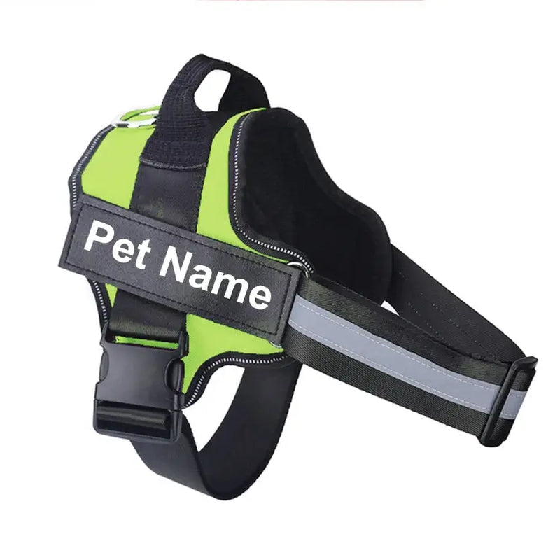 Pawstoclaws Customizable Reflective Adjustable No-Pull Dog Harness