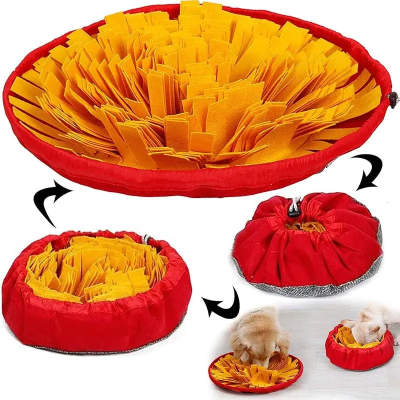Interactive Pet Snuffle Mat for Dogs and Cats - Enhances Foraging Skills and Reduces Boredom, Ideal for Indoor and Outdoor Use, Travel-Friendly Treat Dispenser