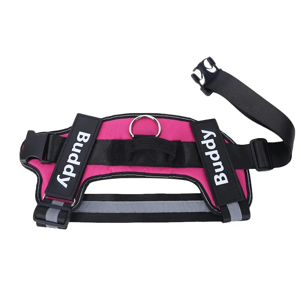 Pawstoclaws Customizable Reflective Adjustable No-Pull Dog Harness