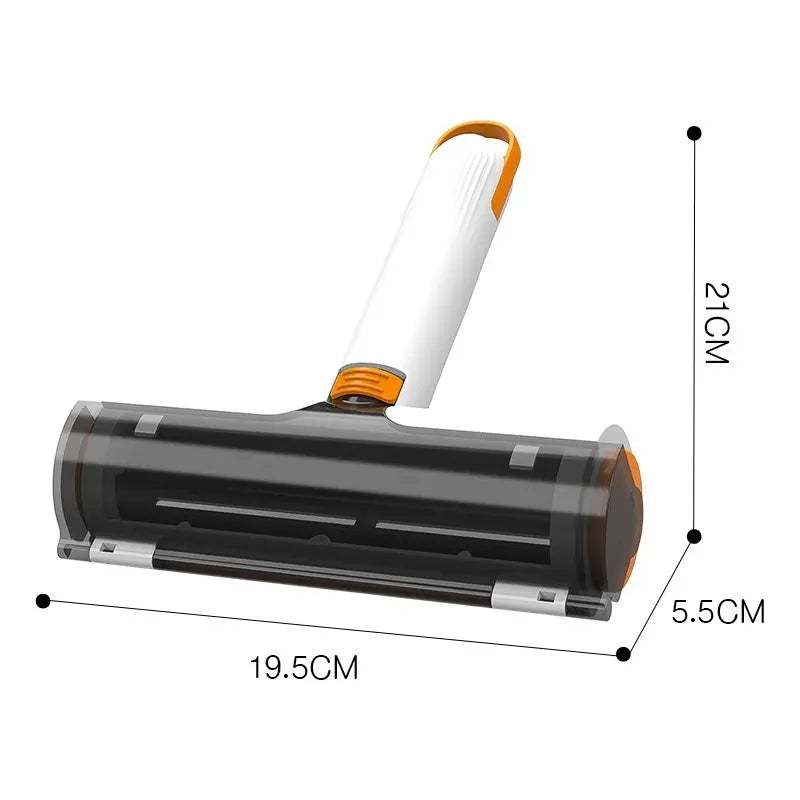 Multifunctional Portable 2-in-1 Pet Hair Removal Roller and Washable Brush