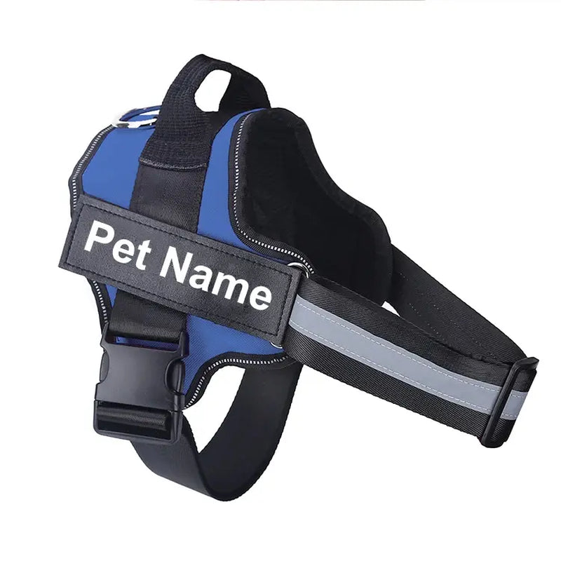 Pawstoclaws Customizable Reflective Adjustable No-Pull Dog Harness