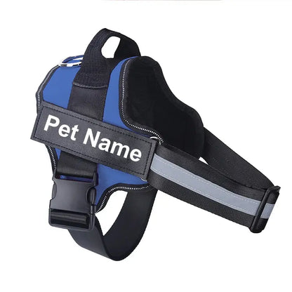 Pawstoclaws Customizable Reflective Adjustable No-Pull Dog Harness