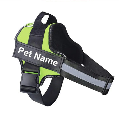 Pawstoclaws Customizable Reflective Adjustable No-Pull Dog Harness