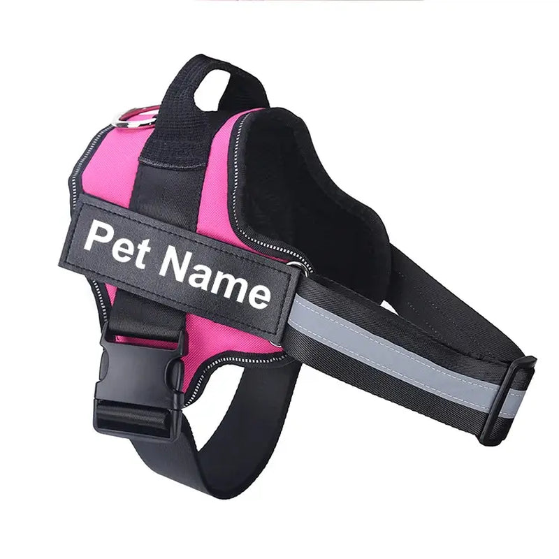 Pawstoclaws Customizable Reflective Adjustable No-Pull Dog Harness