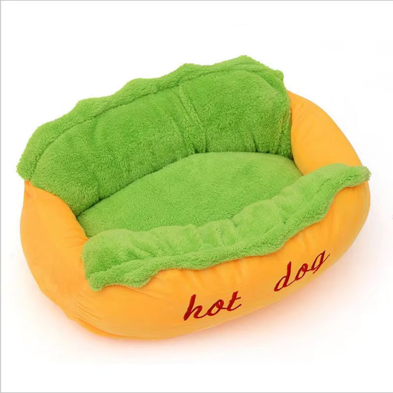 Premium Soft Fiber Dog and Cat Bed - Large Lounger Kennel Mat in Various Sizes