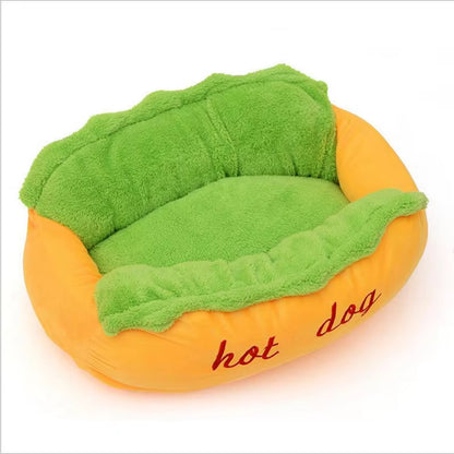 Premium Soft Fiber Dog and Cat Bed - Large Lounger Kennel Mat in Various Sizes