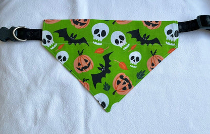 Handmade Charity Halloween Dog Bow and Bandana - Available in Multiple Sizes - Made in the UK