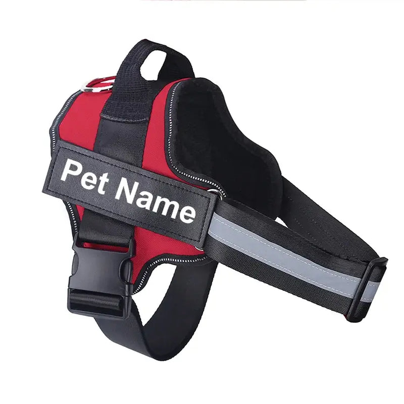 Pawstoclaws Customizable Reflective Adjustable No-Pull Dog Harness