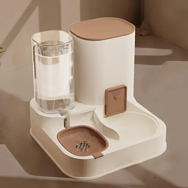 2-in-1 Automatic Pet Feeding and Water Dispenser for Cats and Dogs