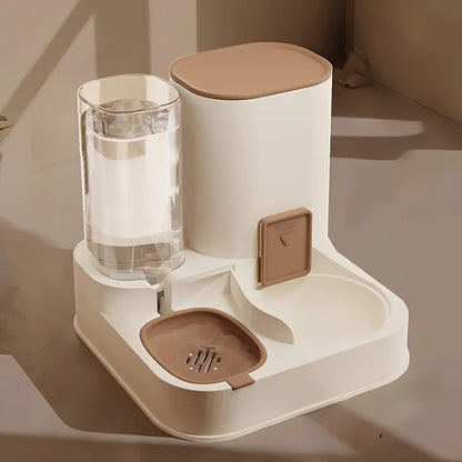2-in-1 Automatic Pet Feeding and Water Dispenser for Cats and Dogs