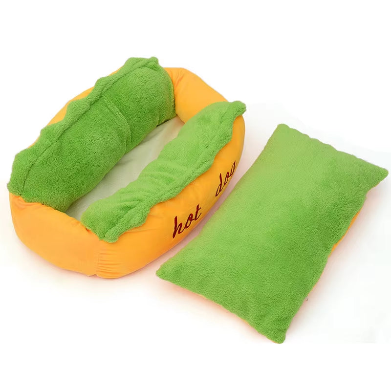 Premium Soft Fiber Dog and Cat Bed - Large Lounger Kennel Mat in Various Sizes