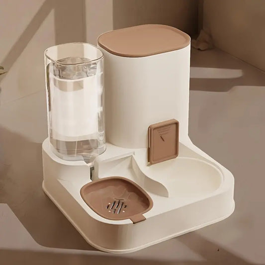 2-in-1 Automatic Pet Feeding and Water Dispenser for Cats and Dogs