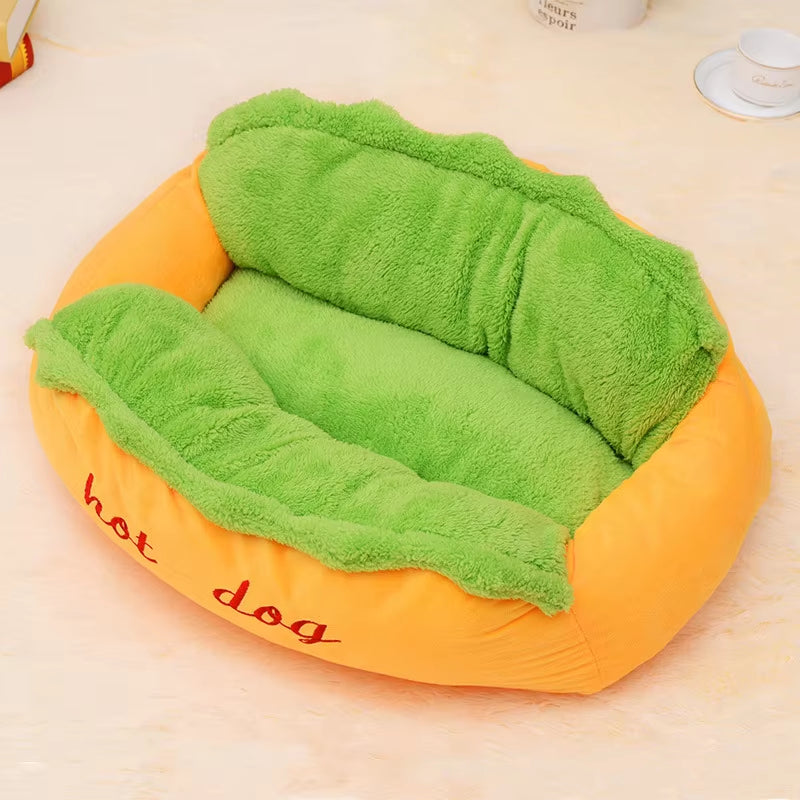 Premium Soft Fiber Dog and Cat Bed - Large Lounger Kennel Mat in Various Sizes