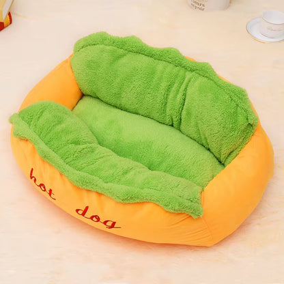Premium Soft Fiber Dog and Cat Bed - Large Lounger Kennel Mat in Various Sizes