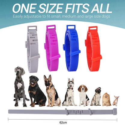 Adjustable Silicone Pet Collar for Dogs and Cats - Mosquito and Insect Repellent Protection