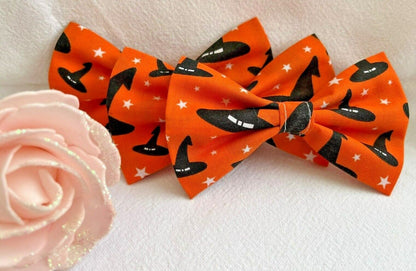 Handmade Charity Halloween Dog Bow and Bandana - Available in Multiple Sizes - Made in the UK
