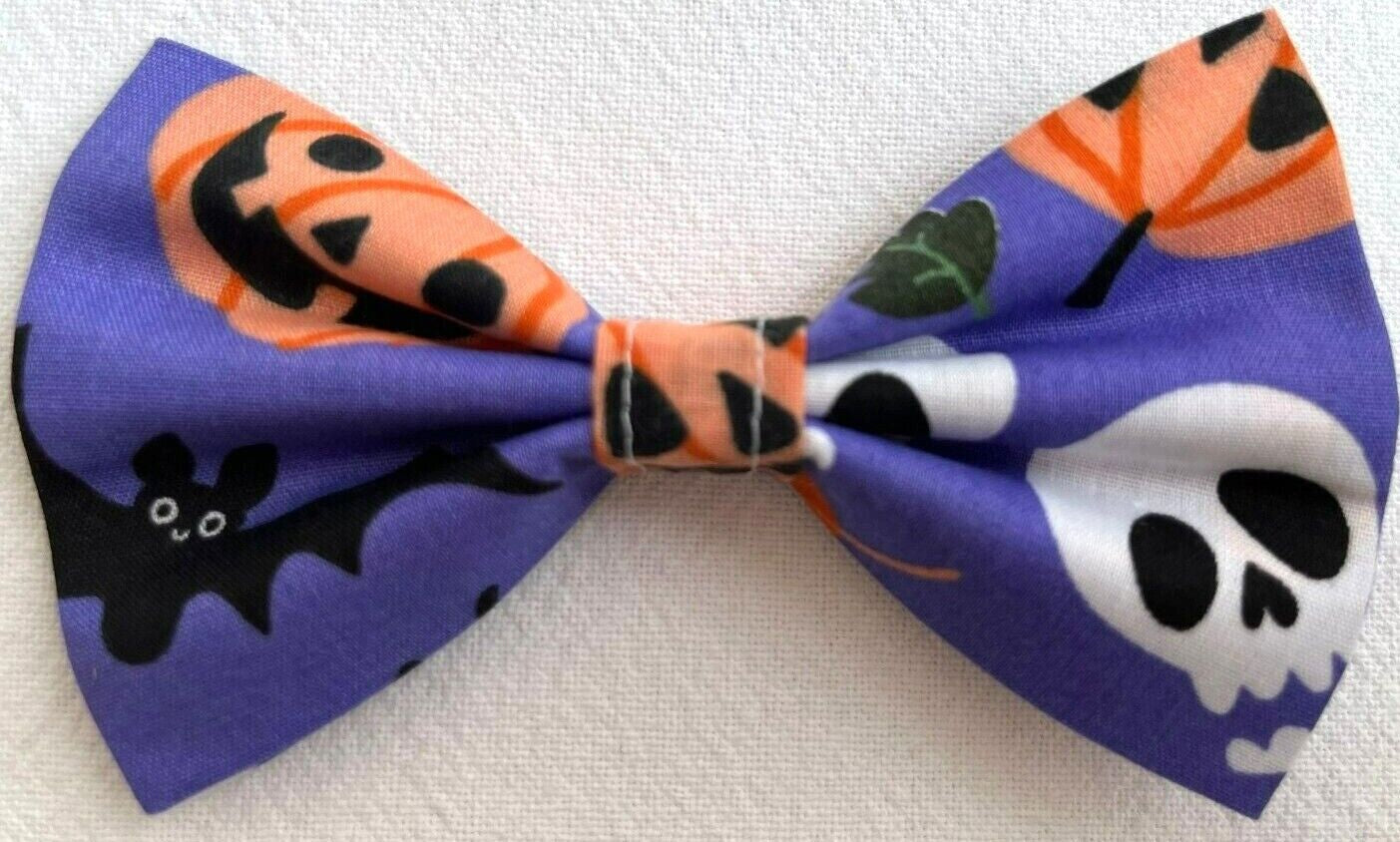 Handmade Charity Halloween Dog Bow and Bandana - Available in Multiple Sizes - Made in the UK