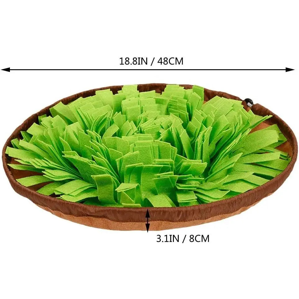 Interactive Pet Snuffle Mat for Dogs and Cats - Enhances Foraging Skills and Reduces Boredom, Ideal for Indoor and Outdoor Use, Travel-Friendly Treat Dispenser