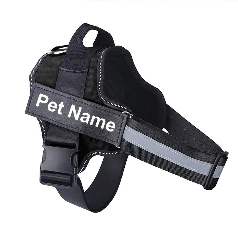 Pawstoclaws Customizable Reflective Adjustable No-Pull Dog Harness