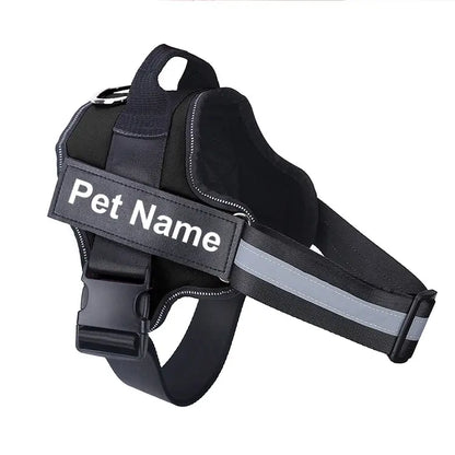 Pawstoclaws Customizable Reflective Adjustable No-Pull Dog Harness