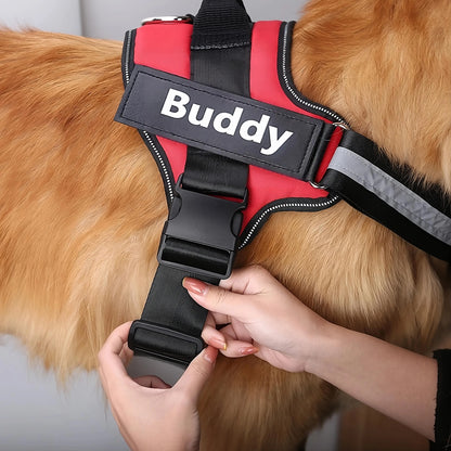 Pawstoclaws Customizable Reflective Adjustable No-Pull Dog Harness