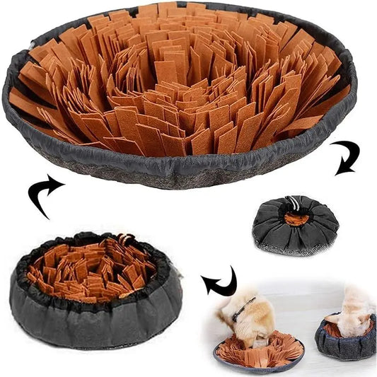 Interactive Pet Snuffle Mat for Dogs and Cats - Enhances Foraging Skills and Reduces Boredom, Ideal for Indoor and Outdoor Use, Travel-Friendly Treat Dispenser