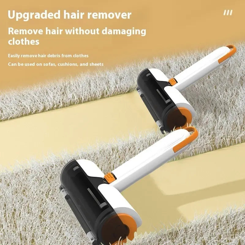 Multifunctional Portable 2-in-1 Pet Hair Removal Roller and Washable Brush