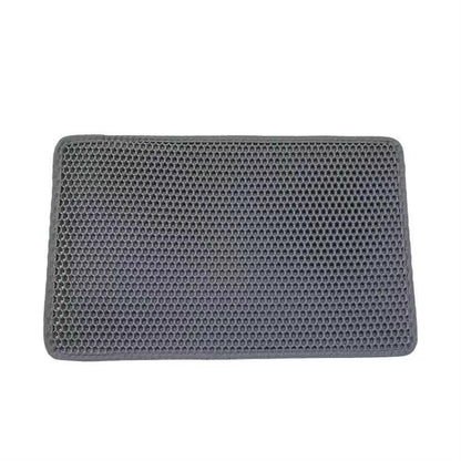 Waterproof Cat Litter Mat with Honeycomb Double Layer - Skidproof Soft EVA Design