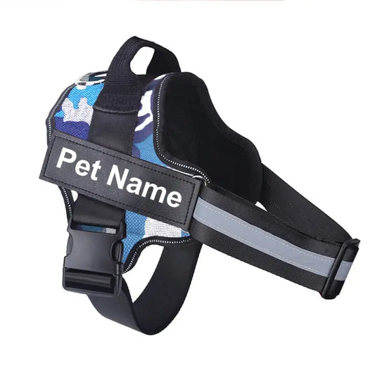 Pawstoclaws Customizable Reflective Adjustable No-Pull Dog Harness