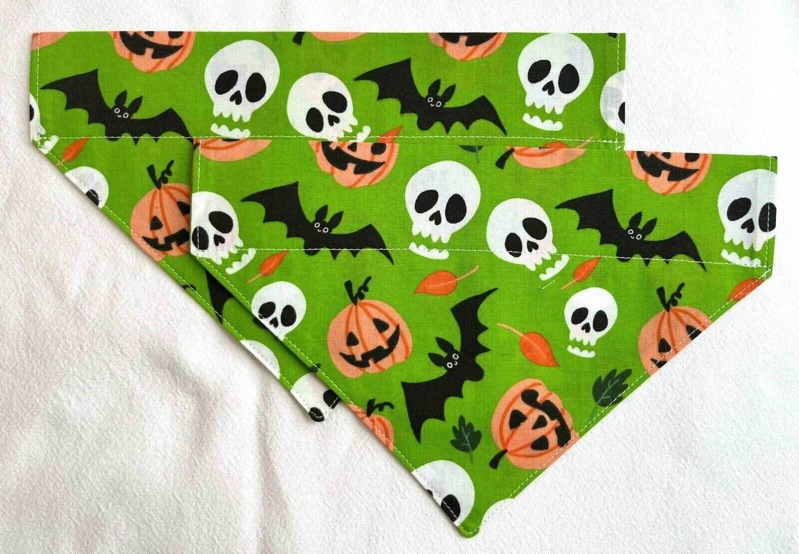 Handmade Charity Halloween Dog Bow and Bandana - Available in Multiple Sizes - Made in the UK