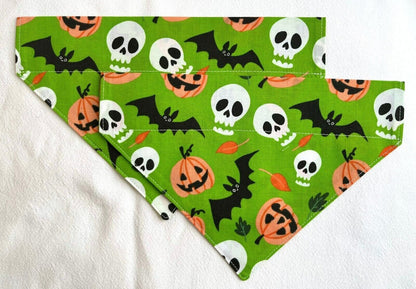 Handmade Charity Halloween Dog Bow and Bandana - Available in Multiple Sizes - Made in the UK