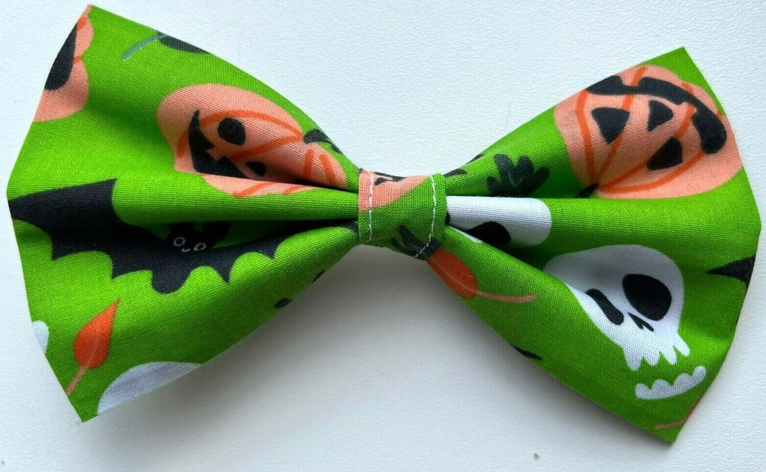 Handmade Charity Halloween Dog Bow and Bandana - Available in Multiple Sizes - Made in the UK