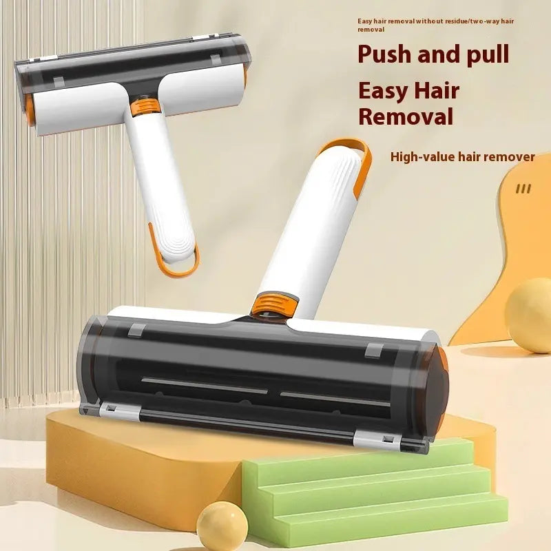 Multifunctional Portable 2-in-1 Pet Hair Removal Roller and Washable Brush